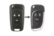 Holden 4 Button Smart Flip HU100 Blade Replacement Car Key