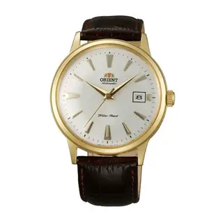 Orient 東方錶FAC00003W DATE Ⅱ燦金機械腕錶/白 40.5mm