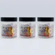 Lot Of 3 Urban Hydration Sugar Scrub Peach & Papaya Brighten & Glow 10.5 Oz
