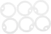 Abaodam 6pcs Dog Tag Noise Reducer Silicone Pet Id Tag Protector Glow in The Dark Reduces Noise Prevents Scratches Suitable for Dogs and Cats
