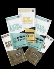 Pruvit Keto Kreme Coffee Vanilla Bean, Latte Nut, Sweet Kreme 5 PK Variety