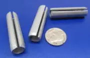 Zinc Plate Steel Slotted Roll Spring Pin, 7/16" Dia x 1 3/4" Length, 10 pcs
