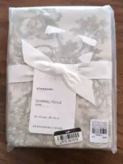POTTERY BARN Sorrel Toile STD Sham-Loden Green-NWT