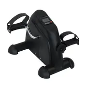 Portable Mini Exercise Bike w/ LCD Display Exerciser Foot Peddler Machine Black