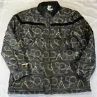 Disney 50th Anniversary Quilted Jacket Velvet Accents Black and Gold Size XL NWT