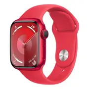 Apple Watch Series 9 GPS 41mm Red Aluminium Case w/ Red Sport Band - S/M