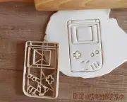 Handheld Console Game Playing Play Kid Children Retro Old Timer Cookie Cutter