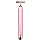 Lift Roller Tighten Skin Portable T-shaped Vibrating Facial Rollers Solid Color