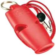 RED Fox 40 Micro Whistle Rescue Safety Referee Alert FREE LANYARD - BEST VALUE