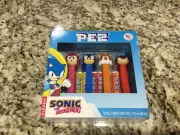 Sonic The Hedgehog PEZ 4 Piece Collectors Box. Christmas Gift. New, Unopened