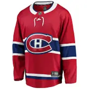Fanatics Montreal Canadiens Home Breakaway NHL Mesh Jersey Red L