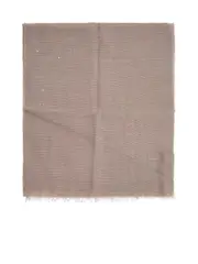 Brunello Cucinelli Cashmere And Silk Scarf With Sequins