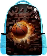 Travel Backpack,Small Backpack,Carry on Backpack,Basketball Wall Art Abstract,Backpack, C5tt6axlofoj, 10.5x8x16.5 in