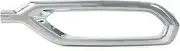 FUWKAIZS Car Rear Bumper Tail Decorative Trim Cover Frame Compatible for Renault Koleos 2 II 2017 2018 2019 2020 2021 2022 Chrome(2017-2019 Right)