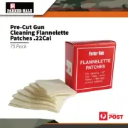 Parker Hale Pre-cut Gun Cleaning Flannelette Patches .22cal 75 Pack Ph01flf1