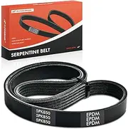 A-Premium Engine Serpentine Drive Belt Compatible with Nissan Quest 1999-2002 & Volvo C30 2007-2013, C70 2006-2013, S40 2004-2011, V50 2005-2011, 2.4L 2.5L