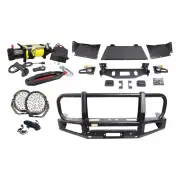 4X4FORCE Premium Armor 3 Loop Bumper Bullbar Lights Winch for GWM Tank 300