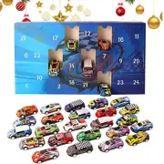 Christmas 24 Days Countdown Blind Box Toy Car Racing Advent Calendar Kids Gift