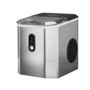 NNEDSZ Portable Ice Maker Machine Ice Cube 12kg Bar Countertop Stainless Steel