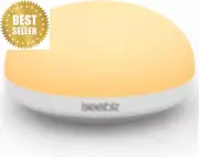 Touch Lamp Bedside Night Light Rechargeable LED Smart Table Lamp Baby Nursery