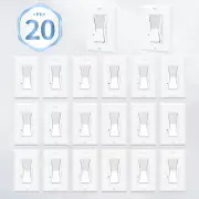 20Packs Single / 3-Way Dimmer Light Switch for Dimmable LED / Incandescent / CFL