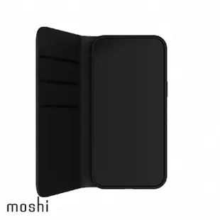 【moshi】iPhone 14 6.1吋 Magsafe Overture 磁吸可拆式卡夾型皮套(iPhone 14)