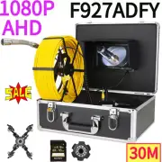 7" DVR Monitor 23mm Endoscope Sewer Drain Camera Portable Inspection System 16GB