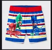 Pj Masks Swim Trunks Boy's 5T NEW Swimtrunks Board Shorts Catboy Gekko Owlette