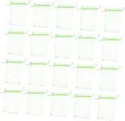 NULYLU 100pcs Fruit Protection Bags Netting Cover with Drawstring for Trees Vegetables Flowers Reusable Mesh Garden Bags for Insect Barrier and Harvest Protection