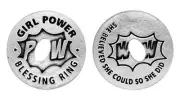 Girl Power Blessing Ring Charm | She Believed She Could So She Did