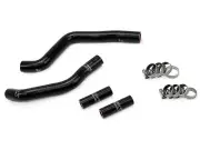 HPS Silicone Radiator Hose Kit for Kawasaki 03-08 KX125 2 Stroke BLACK 04 05 06