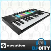 Novation Launchkey Mini MK3 25 Key USB MIDI Keyboard w 16 RGB Backlit Pads