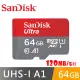 SanDisk Ultra MicroSDXC c10 64GB 記憶卡