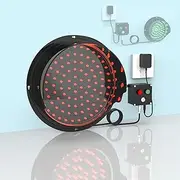 Red/Green Traffic Lights, LED Wall Lights with Controller, Dock Bay Indicator Warning Lights, Industrial LED Traffic Lights for Entrances, Garages, Home Decor and more!(110V,300mm/12in)