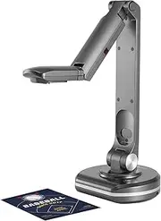 JOYUSING V500S USB 2-in-1 Document Camera & Book Scanner Webcam with Auto Focus 8 Mega-Pixel High-Definition Max. A3 Scanning Size Light Compatible with Windows Chrome for Live Demo Teachers