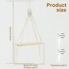 2Pcs Macrame Hanging Shelves Boho Macrame Wall Shelf Decorative Macrame xiPkA