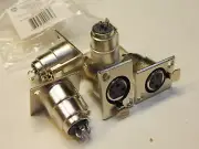 (5) 5PCS VELLEMAN CA104 MICROPHONE JACK 3 CONTACT FEMALE AUDIO PANEL MOUNT XLR