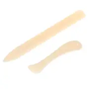 2Pcs Bone Folder Craft Tools Leather Scoring Folding Creasing Paper Accessory Kx
