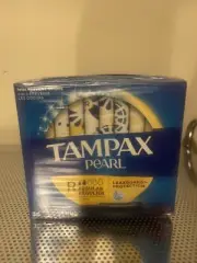 Tampax Pearl Regular 108 Tampons Unscented Leakguard Protection