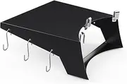 onlyfire BBQ Side Table, Grill Table Shelf for 57cm Weber Master-Touch & Kettle Charcoal Grill, Weber Kettle Grill accessories