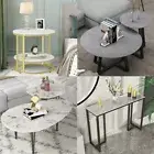 Marble Console Table Sofa Side Table Nesting Coffee Table Nightstand wit Storage
