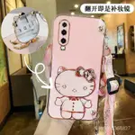 外殼小米紅米 NOTE 12 PRO 12S 12C A1 PLUS 化妝鏡HELLO KITTY 支架腕帶保護殼 SK