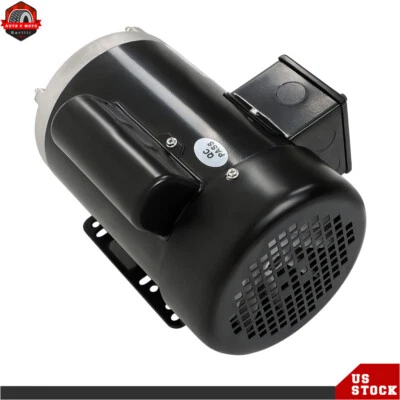 115V/230V 56 Frame 13.6/6.8A 1 HP Farm Duty Single Phase Motor 1750RPM CW/CCW