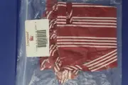 Longaberger 1998 Christmas Glad Tidings Berry Red Stripe OTE Liner #2665417 NEW