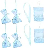KOMBIUDA 10pcs Sachet Bag Organza Favor Bags Candy Pouch Treats Mesh Pouches Jewelry Packing Sacks Sachet Packets Lace Jute Bags Jewelry Bags Small Mesh Bags Container Polyester Wedding