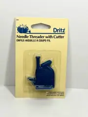 Vintage Dritz Needle Threader With Cutter NOS NEW IOP