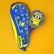 Wilson MINIONS X V3.0 JR. 25" Tennis Racket & Team 6 Pack Bag - Despicable Me