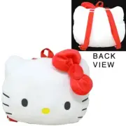 Hello Kitty Red Head Shaped Plush Backpack 10x13"