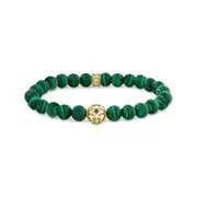 Buy Rebel Wolf Malachite Bracelet by THOMAS SABO Australia online - THOMAS SABO Australia