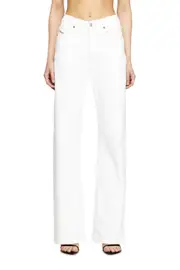 [Diesel] Diesel - Regular Jeans - 1971 D-Sent - Jeans - Woman - White 29 White